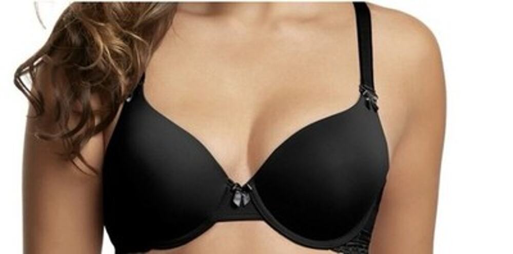 Paramour by Felina 255455 Gorgeous Memory Foam Bra Women's 36DD Black